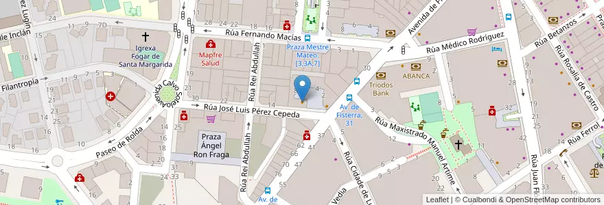 Mapa de ubicacion de Sushi&Beers en Sepanyol, Galicia / Galiza, A Coruña, A Coruña, A Coruña.