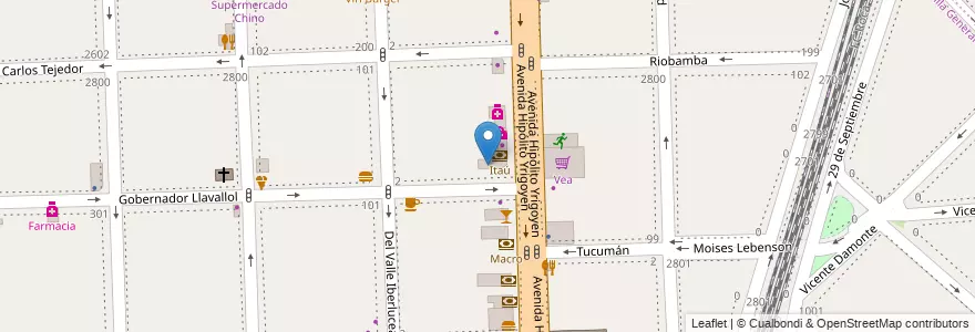 Mapa de ubicacion de SushiClub en 阿根廷, 布宜诺斯艾利斯省, Partido De Lanús, Lanús Oeste.