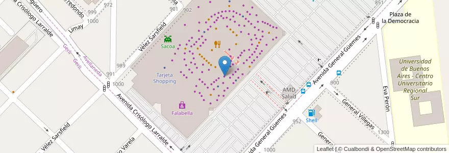 Mapa de ubicacion de Swarovski en الأرجنتين, بوينس آيرس, Partido De Avellaneda, Avellaneda.