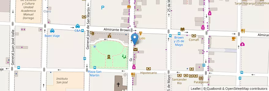 Mapa de ubicacion de Sweet Shop en Arjantin, Buenos Aires, Partido De Morón, Morón.