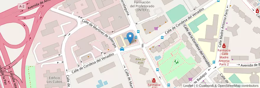 Mapa de ubicacion de Sweet Suomi en Испания, Мадрид, Мадрид, Área Metropolitana De Madrid Y Corredor Del Henares, Мадрид.