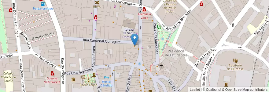 Mapa de ubicacion de Sybaris 2.0 en Spanien, Galicien, Ourense, Ourense, Ourense.