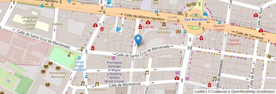 Mapa de ubicacion de Taberna Acuerdo en Испания, Мадрид, Мадрид, Área Metropolitana De Madrid Y Corredor Del Henares, Мадрид.