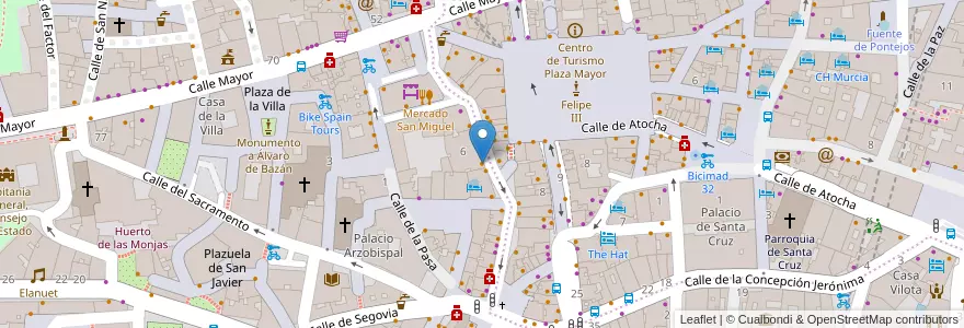 Mapa de ubicacion de Taberna Chiquita en Espanha, Comunidade De Madrid, Comunidade De Madrid, Área Metropolitana De Madrid Y Corredor Del Henares, Madrid.