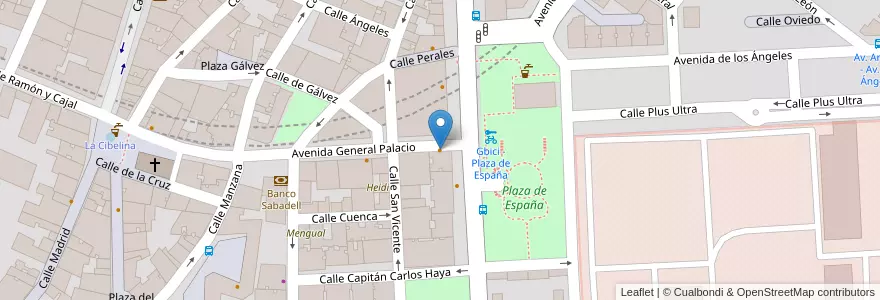 Mapa de ubicacion de Taberna del Tarao en 스페인, Comunidad De Madrid, Comunidad De Madrid, Área Metropolitana De Madrid Y Corredor Del Henares, Getafe.