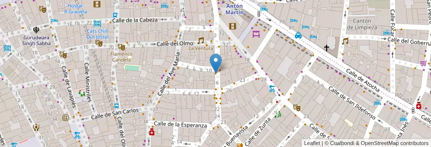 Mapa de ubicacion de Taberna el Sur en Sepanyol, Comunidad De Madrid, Comunidad De Madrid, Área Metropolitana De Madrid Y Corredor Del Henares, Madrid.