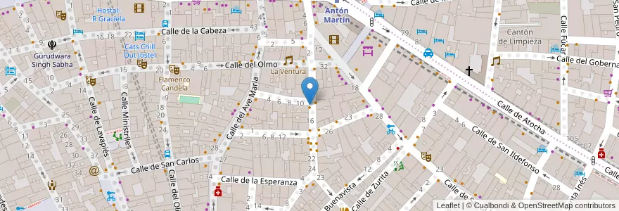 Mapa de ubicacion de Taberna El Sur en Espanha, Comunidade De Madrid, Comunidade De Madrid, Área Metropolitana De Madrid Y Corredor Del Henares, Madrid.