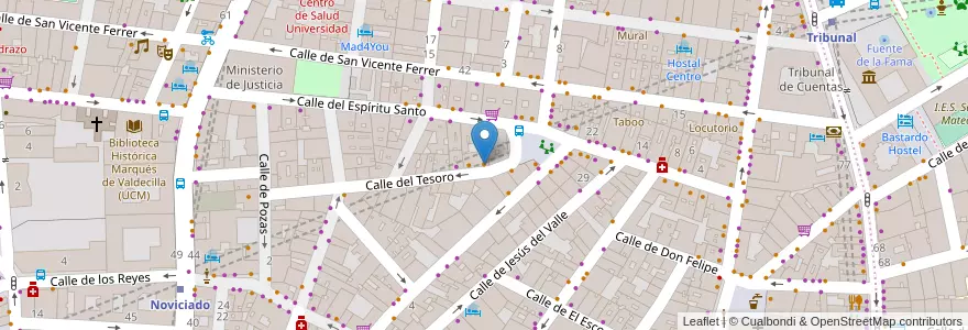 Mapa de ubicacion de Taberna Griega en Испания, Мадрид, Мадрид, Área Metropolitana De Madrid Y Corredor Del Henares, Мадрид.