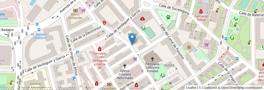 Mapa de ubicacion de Taberna La Cañería en Spanien, Autonome Gemeinschaft Madrid, Autonome Gemeinschaft Madrid, Área Metropolitana De Madrid Y Corredor Del Henares, Madrid.