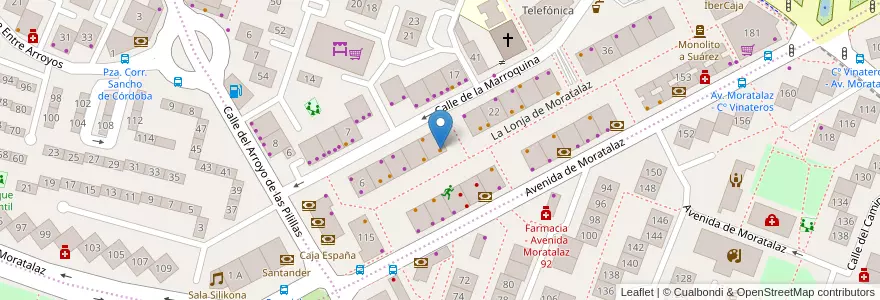 Mapa de ubicacion de Taberna Mijares en Spanje, Comunidad De Madrid, Comunidad De Madrid, Área Metropolitana De Madrid Y Corredor Del Henares, Madrid.