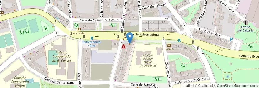 Mapa de ubicacion de Taberna Scala en إسبانيا, منطقة مدريد, منطقة مدريد, Área Metropolitana De Madrid Y Corredor Del Henares, Fuenlabrada.