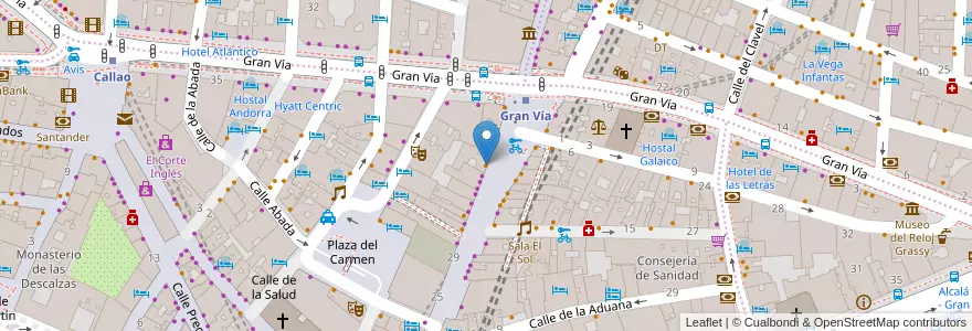 Mapa de ubicacion de Taco Bell en Spanien, Autonome Gemeinschaft Madrid, Autonome Gemeinschaft Madrid, Área Metropolitana De Madrid Y Corredor Del Henares, Madrid.