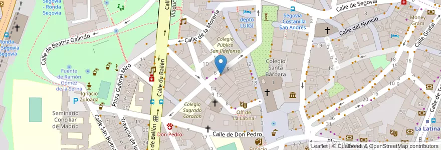 Mapa de ubicacion de Tacos & Tapas en Испания, Мадрид, Мадрид, Área Metropolitana De Madrid Y Corredor Del Henares, Мадрид.