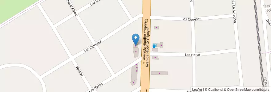 Mapa de ubicacion de Taen Delahtero en Arjantin, Buenos Aires, Partido De Almirante Brown.