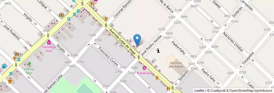 Mapa de ubicacion de Tagen et Stilo, Villa Devoto en アルゼンチン, Ciudad Autónoma De Buenos Aires, ブエノスアイレス, Comuna 10.