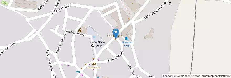 Mapa de ubicacion de Tagore en إسبانيا, قشتالة وليون, Palencia, Campos, Osorno La Mayor.