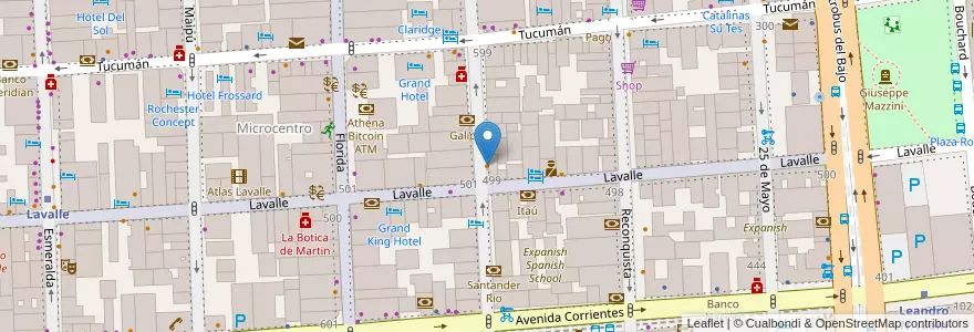 Mapa de ubicacion de Take & Coffee en Argentinië, Ciudad Autónoma De Buenos Aires, Comuna 1, Buenos Aires.