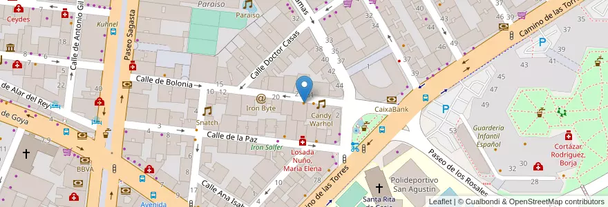 Mapa de ubicacion de Takk Burgerbar en スペイン, アラゴン州, サラゴサ, Zaragoza, サラゴサ.