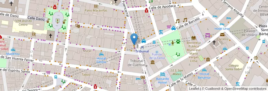 Mapa de ubicacion de Tako-away en Spanien, Autonome Gemeinschaft Madrid, Autonome Gemeinschaft Madrid, Área Metropolitana De Madrid Y Corredor Del Henares, Madrid.