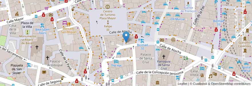 Mapa de ubicacion de Takos al Pastor en Spanje, Comunidad De Madrid, Comunidad De Madrid, Área Metropolitana De Madrid Y Corredor Del Henares, Madrid.