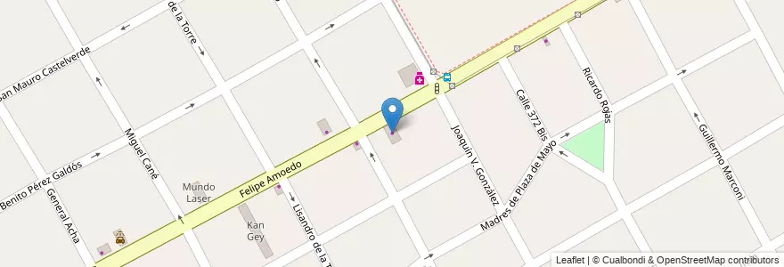 Mapa de ubicacion de Taller Amoedo en Arjantin, Buenos Aires, Partido De Quilmes, Quilmes.