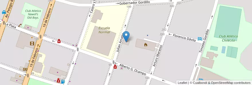 Mapa de ubicacion de Taller Hobbies en Аргентина, Ла-Риоха, Departamento Chilecito, Chilecito.