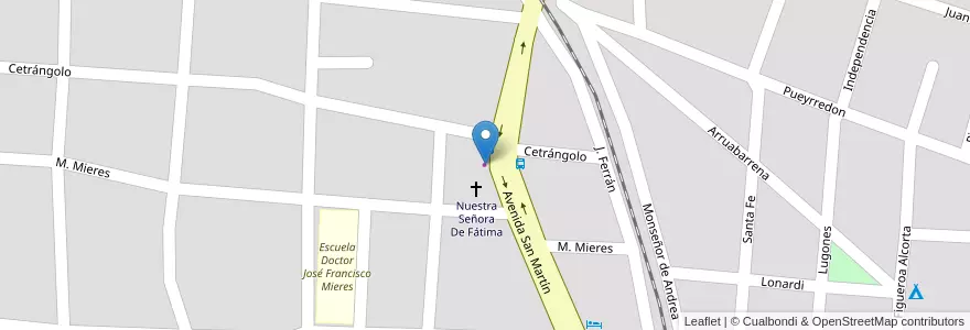 Mapa de ubicacion de Taller Mecánico Píter en الأرجنتين, Córdoba, Departamento Punilla, Pedanía Rosario, Municipio De Cosquín.
