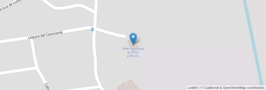 Mapa de ubicacion de Taller municipal de Artes y Oficios en Argentinië, Departamento Ushuaia, Chili, Vuurland, Ushuaia.