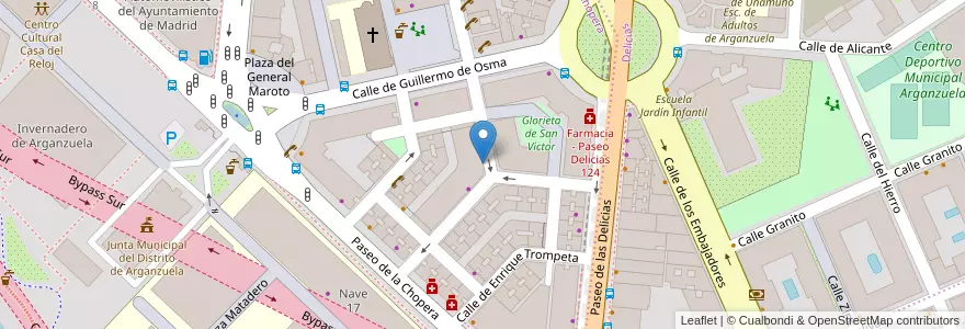 Mapa de ubicacion de Talleres Escolares Parroquiales en Spagna, Comunidad De Madrid, Comunidad De Madrid, Área Metropolitana De Madrid Y Corredor Del Henares, Madrid.