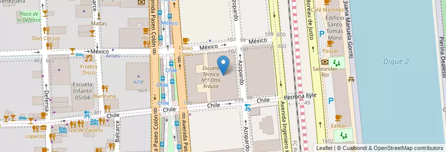 Mapa de ubicacion de Talleres, Montserrat en アルゼンチン, Ciudad Autónoma De Buenos Aires, Comuna 1, ブエノスアイレス.