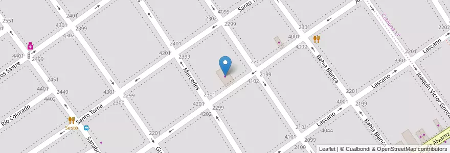 Mapa de ubicacion de Talleres Rivon S.A., Monte Castro en アルゼンチン, Ciudad Autónoma De Buenos Aires, ブエノスアイレス, Comuna 10, Comuna 11.