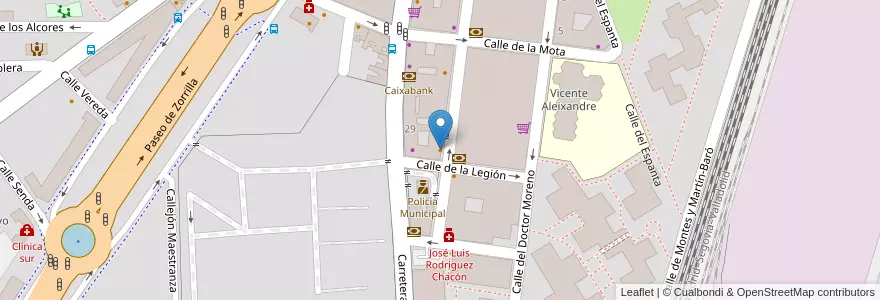 Mapa de ubicacion de Tamara en 스페인, Castilla Y León, Valladolid, Valladolid.