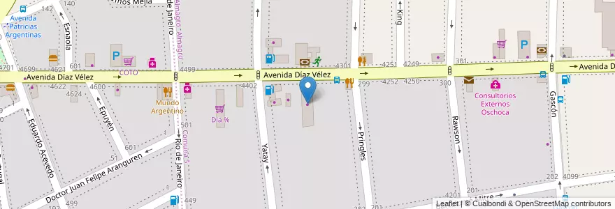 Mapa de ubicacion de Tambelli, Almagro en Argentina, Ciudad Autónoma De Buenos Aires, Comuna 5, Buenos Aires.