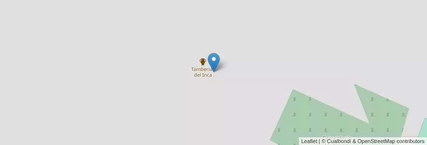 Mapa de ubicacion de Tamberias del Inca en アルゼンチン, ラ・リオハ州, Departamento Chilecito, Chilecito.