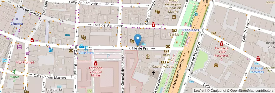Mapa de ubicacion de Tampu en إسبانيا, منطقة مدريد, منطقة مدريد, Área Metropolitana De Madrid Y Corredor Del Henares, مدريد.