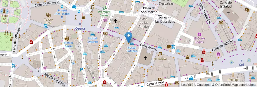 Mapa de ubicacion de Tapa Tapa en Испания, Мадрид, Мадрид, Área Metropolitana De Madrid Y Corredor Del Henares, Мадрид.