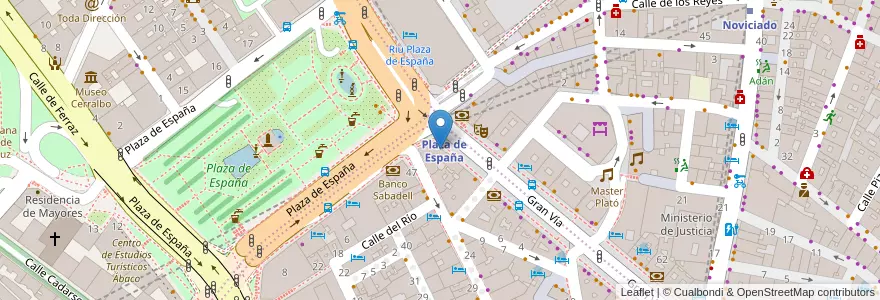 Mapa de ubicacion de Tapas 44 en Испания, Мадрид, Мадрид, Área Metropolitana De Madrid Y Corredor Del Henares, Мадрид.