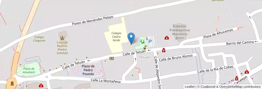 Mapa de ubicacion de Tapas 53 en スペイン, カンタブリア州, カンタブリア州, Santander, Santander.
