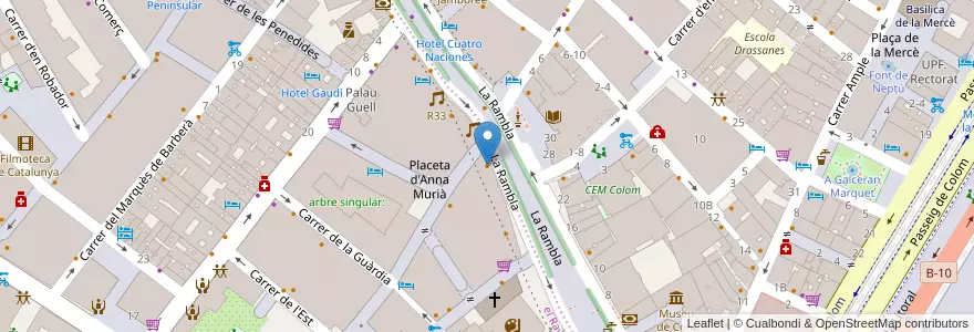 Mapa de ubicacion de TapaTXI Colón en Sepanyol, Catalunya, Barcelona, Barcelonès, Barcelona.