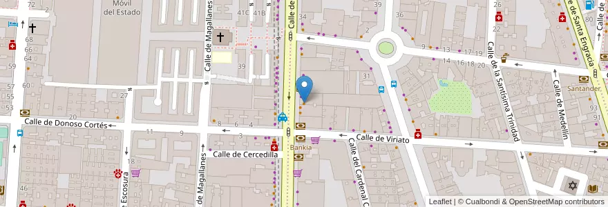 Mapa de ubicacion de Tapeando en Испания, Мадрид, Мадрид, Área Metropolitana De Madrid Y Corredor Del Henares, Мадрид.