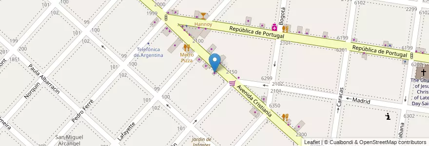 Mapa de ubicacion de Tapiceria en Argentinië, Buenos Aires, Partido De La Matanza, Isidro Casanova.