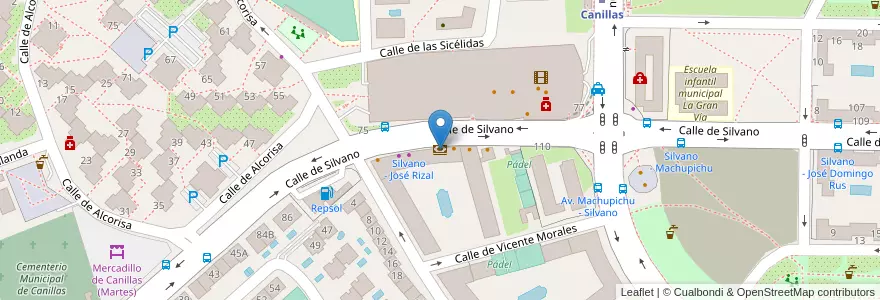 Mapa de ubicacion de Targobank en 西班牙, Comunidad De Madrid, Comunidad De Madrid, Área Metropolitana De Madrid Y Corredor Del Henares, Madrid.