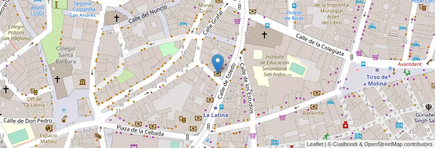 Mapa de ubicacion de Targobank en Spain, Community Of Madrid, Community Of Madrid, Área Metropolitana De Madrid Y Corredor Del Henares, Madrid.