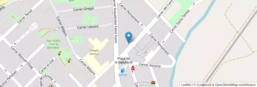 Mapa de ubicacion de Tariq Restaurant en إسبانيا, منطقة بلنسية, فالنسيا, L'Horta Nord, Godella.