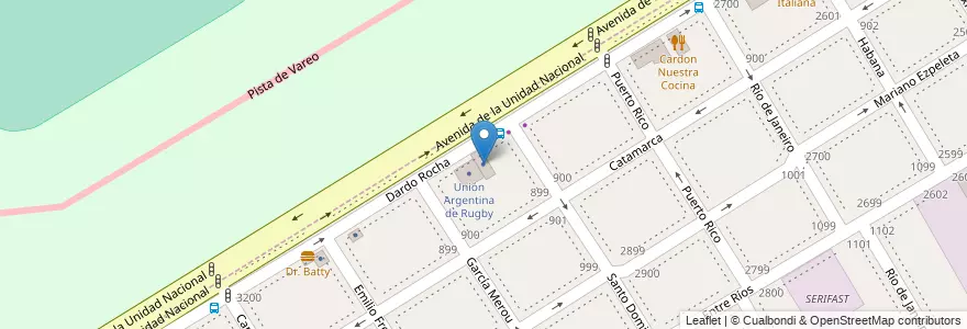 Mapa de ubicacion de Tasa Logistics en 阿根廷, 布宜诺斯艾利斯省, Partido De San Isidro.
