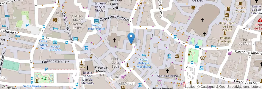 Mapa de ubicacion de Tasca Ángel en Spanje, Valencia, Valencia, Comarca De València, Valencia.