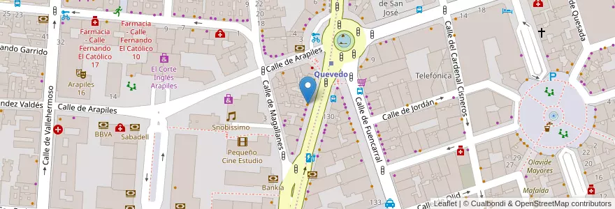 Mapa de ubicacion de Tasty Poke Bar en إسبانيا, منطقة مدريد, منطقة مدريد, Área Metropolitana De Madrid Y Corredor Del Henares, مدريد.