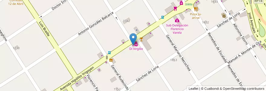 Mapa de ubicacion de Tato es Tato en Arjantin, Buenos Aires, Partido De Florencio Varela, Florencio Varela.