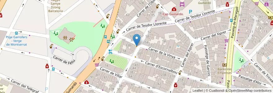 Mapa de ubicacion de Taverna El Ficus en España, Catalunya, Barcelona, Barcelonès, Barcelona.
