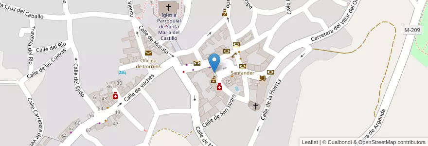 Mapa de ubicacion de Taxi en اسپانیا, بخش خودمختار مادرید, بخش خودمختار مادرید, Cuenca Del Henares, Campo Real.